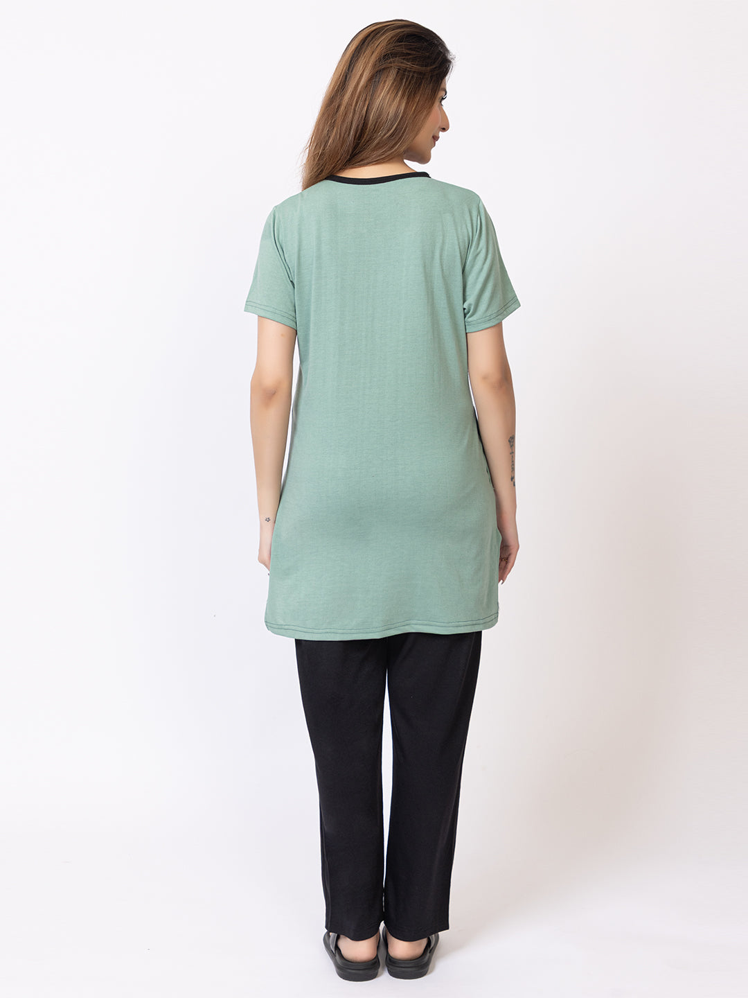 Light Green Women Night Suit