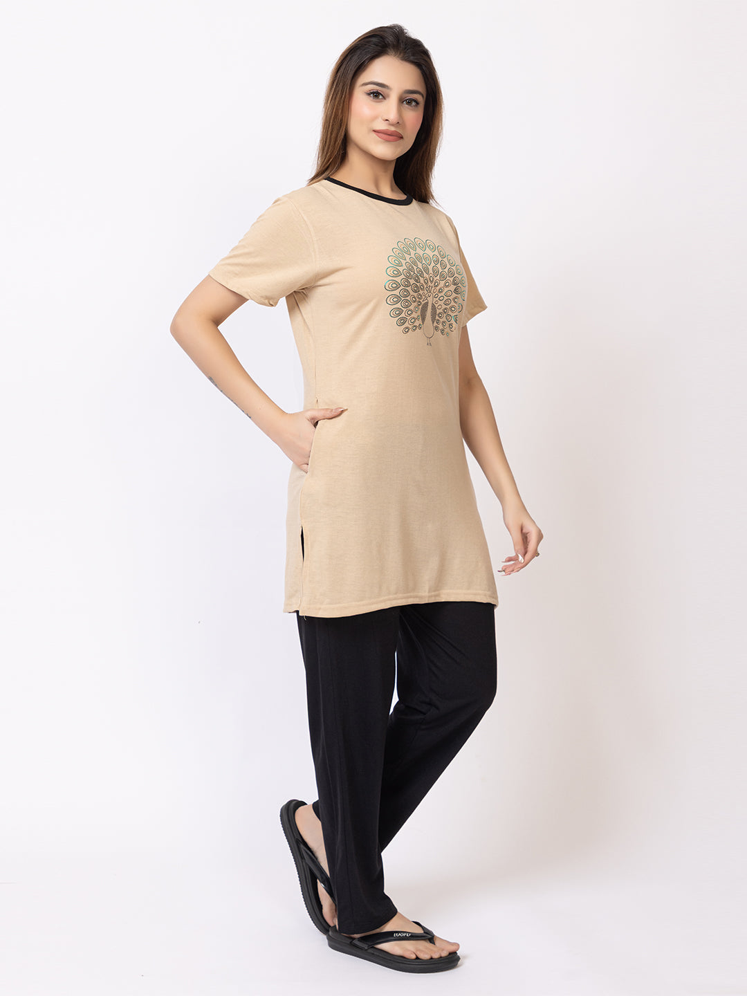 Off White Women Night Suit