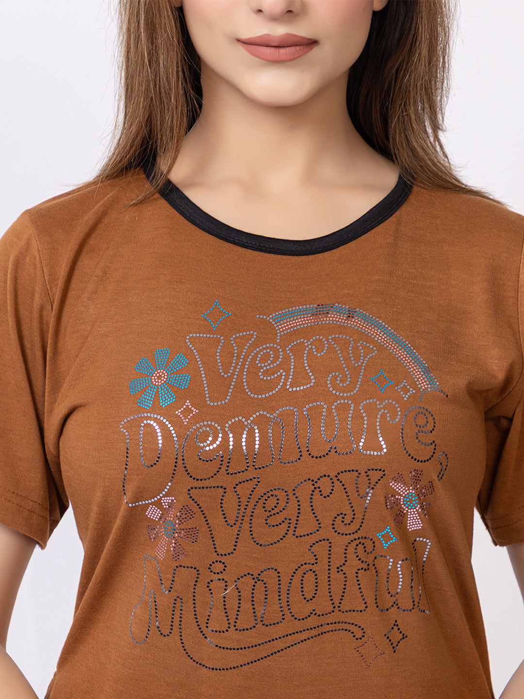 Brown Women Night Suit