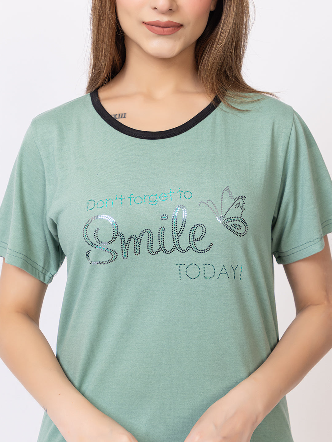 Light Green Women Night Suit